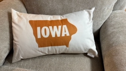 Iowa Pillow Mustard colored